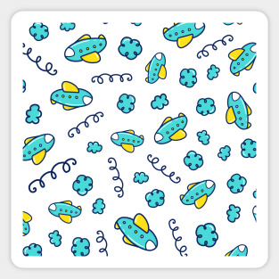 Airplane - Doodle Sticker